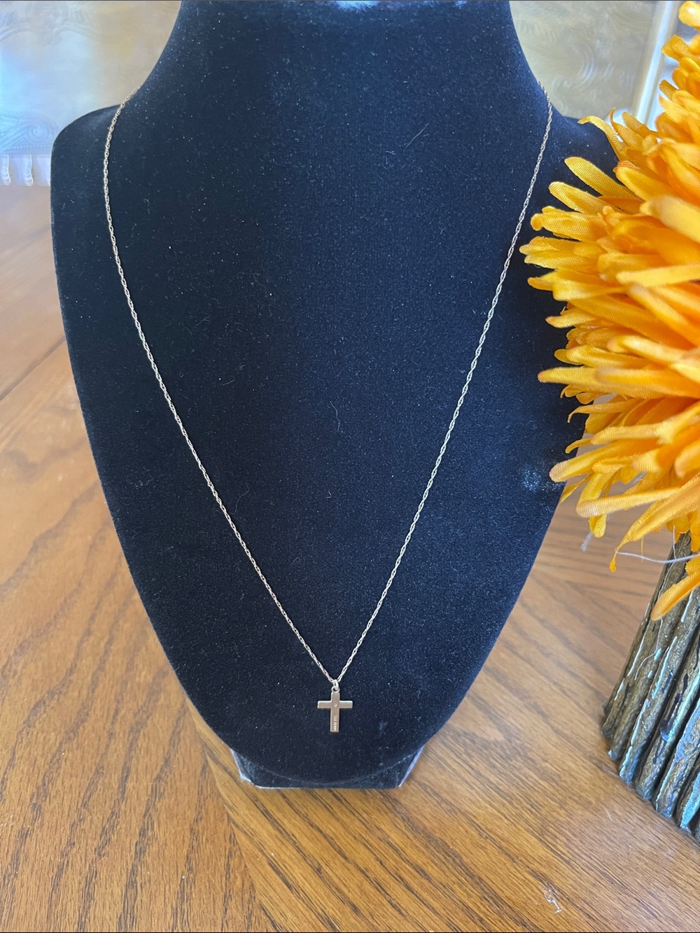 Delicate gold filled Cross Necklace - Minimalist Pendant